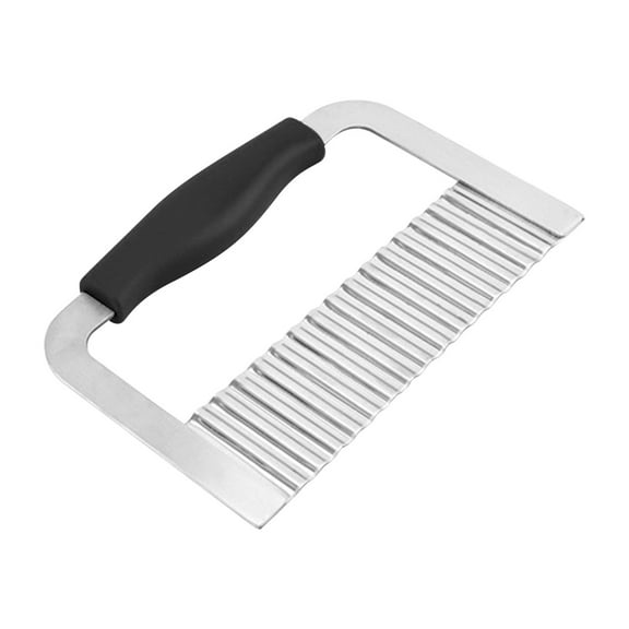Stainless Steel Wavy Crinkle Cutter,Multifunctional Kitchen Gadgets,Wavy Chopper Fry Slicers for Potatoes Carrot Chips and Fruits, Vegetable, Potatoes, Onions