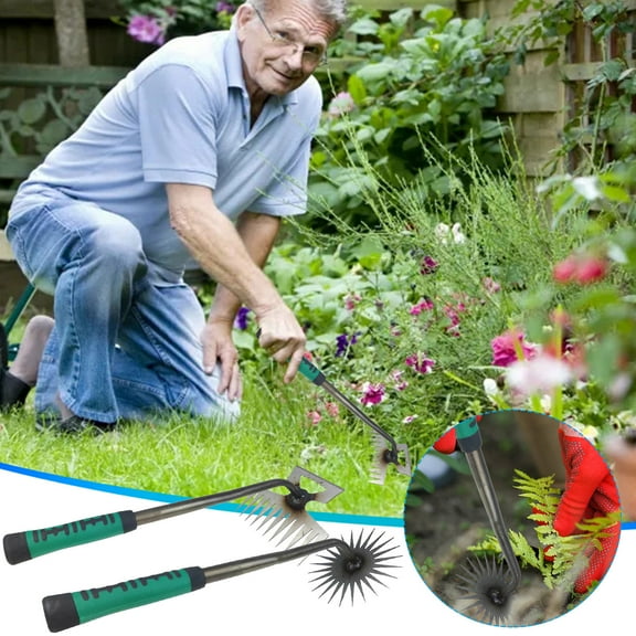 Stainless Steel Weeding Tool Hook | Durable Small Shovel for Horticulture & Planting | Rust-Resistant Gardening Tool for Flowers & Vegetables | Easy to Use, Thickened Design | 1-Pack