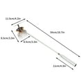 thumbnail image 1 of Stainless Steel Weeding Tool with Multi-Teeth Design for Garden or Farm, Durable Construction for Uprooting Weeds, Digging Vegetables, and Soil Loosening, 1 of 9