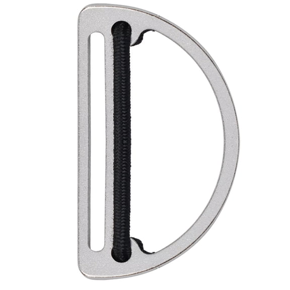 Stainless Steel Weight Belt Slide Buckle Belt Keeper Diving Slider Buckle D Rings Weight Belt Side Mount Attachments