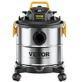 thumbnail image 1 of Stainless Steel Wet Dry Shop Vacuum, 5.5 Gallon 6.5 Peak HP, Powerful Suction with Blower Function, 2-in-1 Crevice Nozzle Attachments, Compact Vac for Carpet Debris, Pet Hair, and Hard Floors, 1 of 7