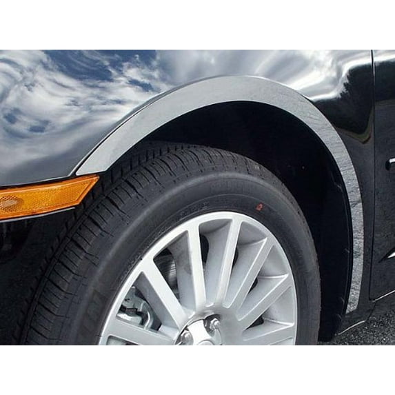 Stainless Steel Wheel Well Trim 4Pc Fits 2010-2012 Ford Fusion WQ50632 QAA