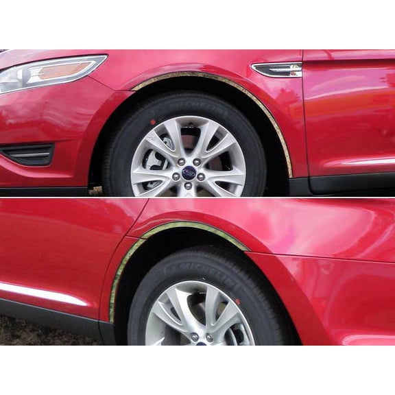 Stainless Steel Wheel Well Trim 6Pc Fits 2010-2019 Ford Taurus WQ50491 QAA