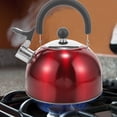 thumbnail image 1 of Stainless Steel Whistling Tea Kettle with Handle, Water Kettle for Home, Dorm, Kitchen, and Camping Use, 1 of 6
