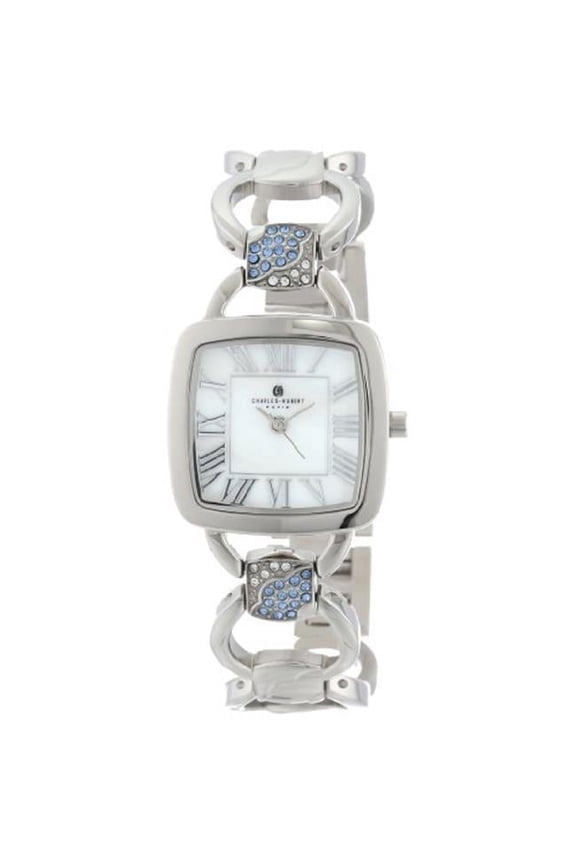 Stainless Steel White MOP Dial Quartz Watch