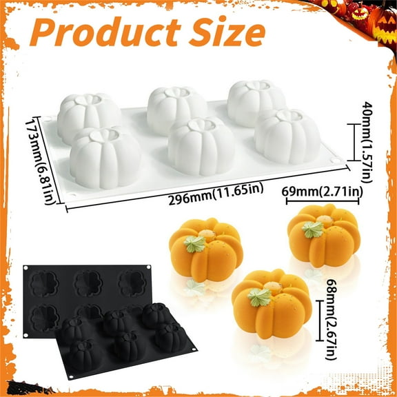 Stainless Steel White Pumpkin Cake Mold, Multi-Shape Home Baking Tool