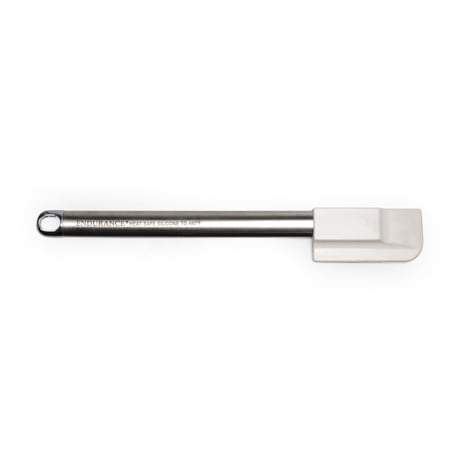 Stainless Steel White Silicone Spatula Small White 9.5 inch