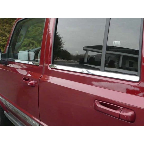 Stainless Steel Window Sill Trim 4Pc Fits 2006-2010 Jeep Commander WS46095 QAA