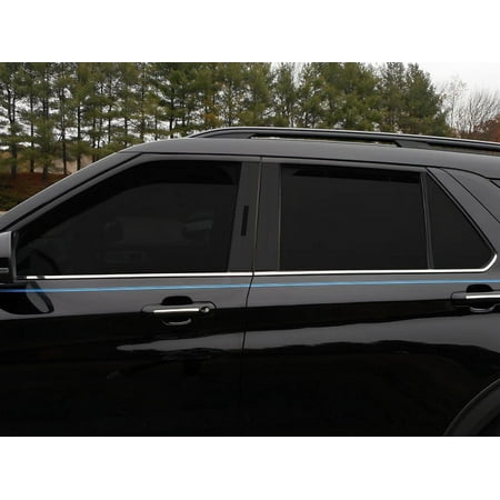 Stainless Steel Window Sill Trim 4Pc Fits 2020 Ford Explorer WS60330 QAA