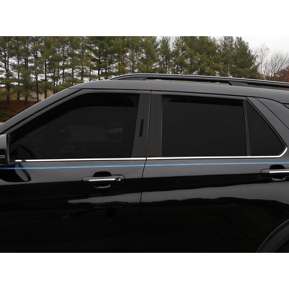 Stainless Steel Window Sill Trim 4Pc Fits 2020 Ford Explorer WS60330 QAA