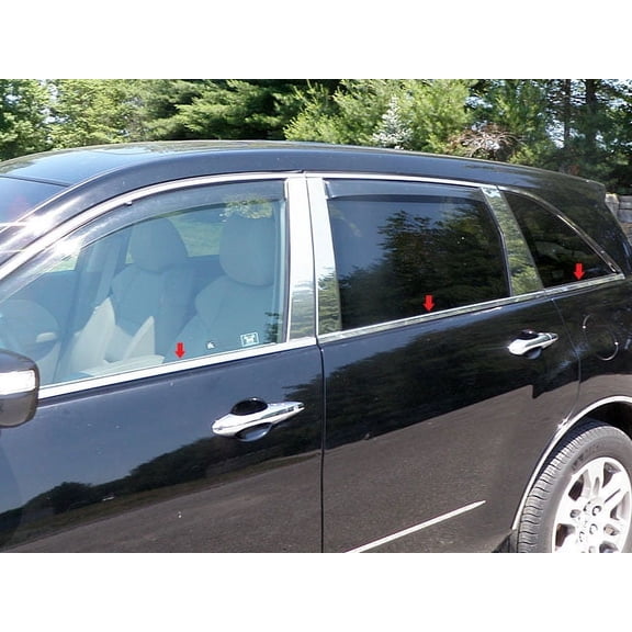 Stainless Steel Window Sill Trim 6Pc Fits 2007-2013 Acura MDX WS27297 QAA