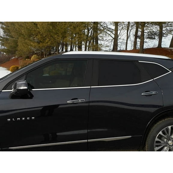 Stainless Steel Window Sill Trim 6Pc Fits 2019-2020 Chevrolet Blazer WS59140 QAA