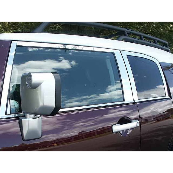 Stainless Steel Window Trim 18Pc Fits 2007-2014 Toyota FJ Cruiser WP27140 QAA