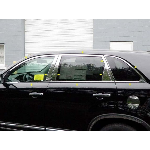 Stainless Steel Window Trim 20Pc Fits 2011-2015 Kia Sorento WP11820 QAA