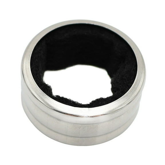 Stainless Steel Wine Bottle Collars Felt Lining Wine Drip Ring for Bottles Kitchen Accessory Durable Small and Portable