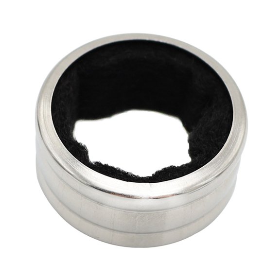 Stainless Steel Wine Bottle Drip Collar Felt Lining Wine Bottle Collars Wine Drip for Bottles 4x4x2cm