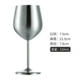 thumbnail image 1 of Stainless Steel Wine Glasses Insulated Shatterproof Double Wall 500ml Thermal Tumbler Cups for Hot Cold Drinks Indoor Outdoor Picnic Dinner Party Matte Rose Golden, 1 of 4