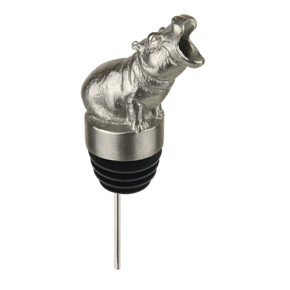 Stainless Steel Wine Pourer Aerator - Hippopotamus