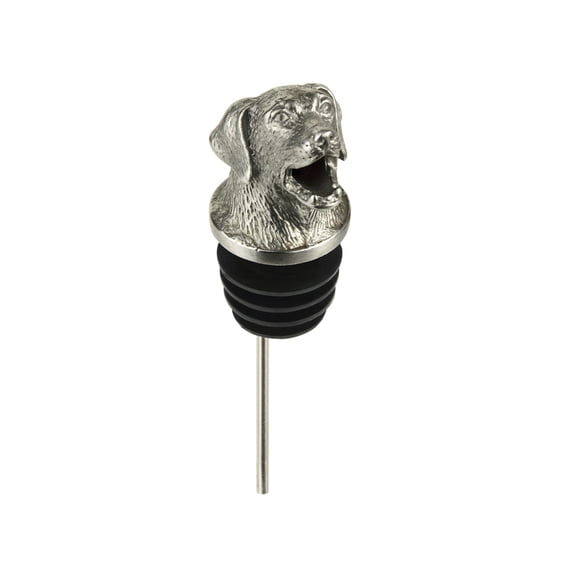 Stainless Steel Wine Pourer Aerator - Labrador Dog