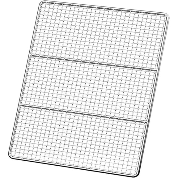 Stainless Steel Wire Grill RackCooling Racks Oversized,Stainless Steel Multi-Purpose Barbecue Round Grill Grate Camping Cookware Outdoor Campfire Grill Gridfor Rib,(35x26cm)