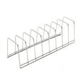 thumbnail image 1 of Stainless Steel Wire Rack for Kitchen Cabinet Organization and Pan Lid Storage for Countertop or Pantry Use, 1 of 6