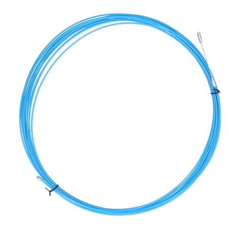 Stainless Steel Wire Rope Blue Plastic Coated Steel Cable 20m / 65.6ft Stranded Cable Rope for Elevator Lifting Crane and Heavy-Duty Industrial Traction Applications