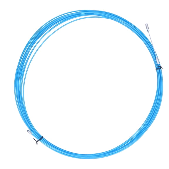 Stainless Steel Wire Rope Blue Plastic Coated Steel Cable 20m / 65.6ft Stranded Cable Rope for Elevator Lifting Crane and Heavy-Duty Industrial Traction Applications