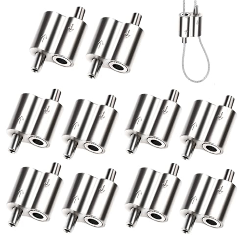 Two Way Wire Rope Stainless Steel Wire Rope Cable Clip Clamp, 1/16