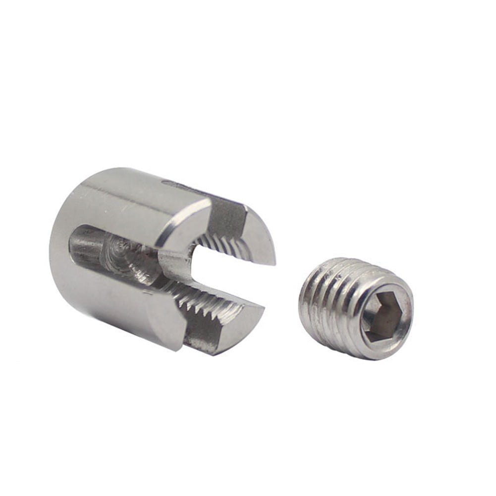M16 Rope Clamp Stainless Steel Wire Rope Clamp For 2Mm-8Mm Diameter- For Wall Trellis ...