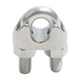 Stainless Steel Wire Rope Clamp Simplex Rope28Mm UShaped Head Lock