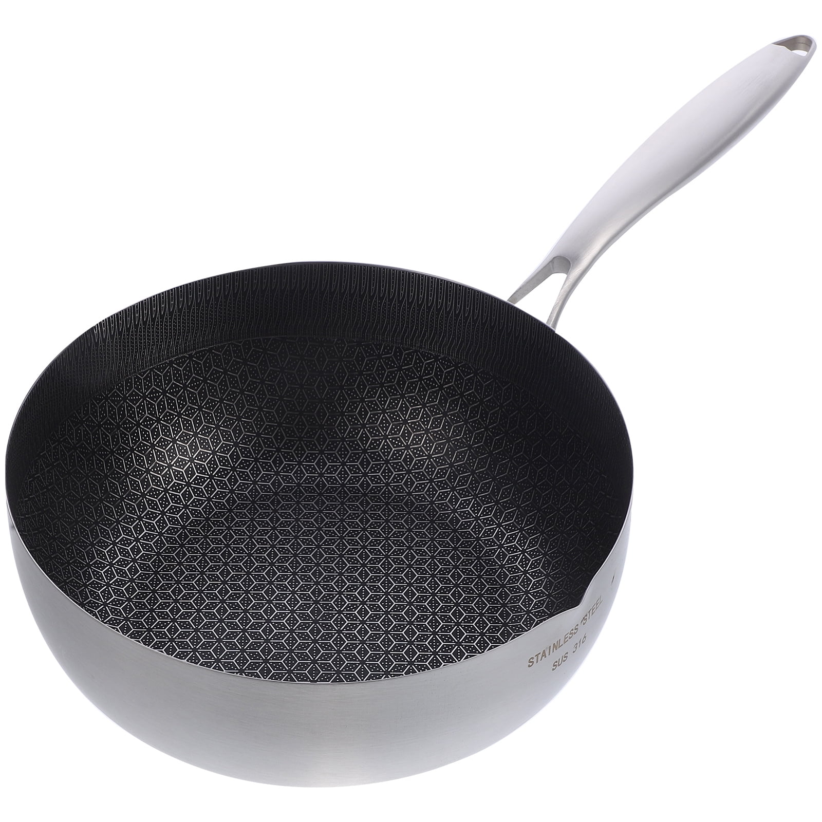 Stainless Steel Wok Deep Fryer Nonstick Saucepan Nonstick Saucepan Pan Milk Pot