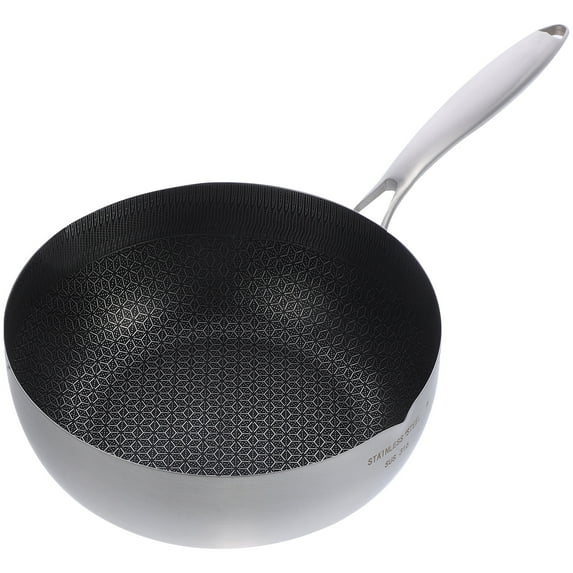 Stainless Steel Wok Deep Fryer Non-stick Saucepan Nonstick Saucepan Honeycomb Pan Milk Pot