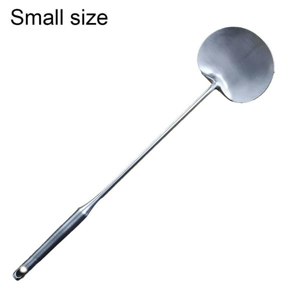 Stainless Steel Wok Spatula, Metal Wok Utensil for Stir-Fry, Griddle & Asian Cooking Ergonomic Handle Kitchen Tool for Carbon Steel Nonstick Pan