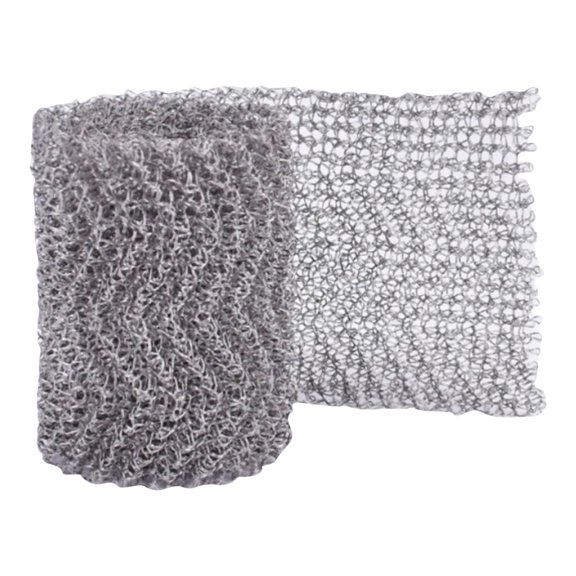 Stainless Steel Wool Mesh Gap Blocker, Binkne Wire Mesh for Rodent, Double Layer Stainless Steel Mesh Roll, Flexible & Stretchy Fabric for Garden, House & Diy Projects