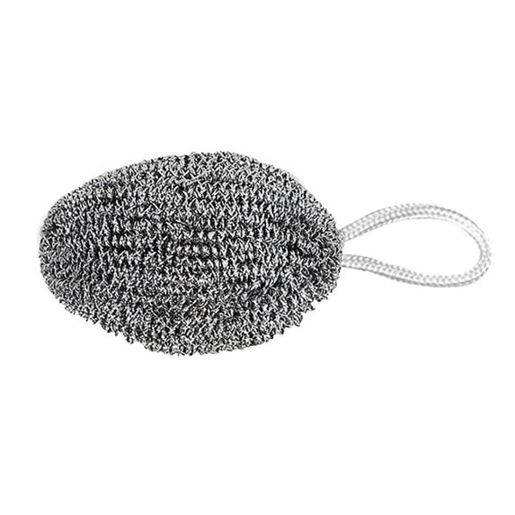 Stainless Steel Wool Scrubber Clearance! Dusknt Wire Household Hanging Rope Wire Kitchen Cleaning Stainless Pot Brush Not Falling Off Wire Dishwashing Brush Tool, Clearance Sales Today Deals Prime!