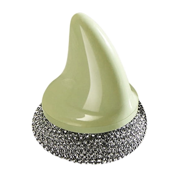 Stainless Steel Wool Scrubber with Plastic Handle,Scrubbing Scouring Pad,Multifunctional Metal Scrubber,Stainless Steel Scrubber for Kitchens, Bathroom and Kitchen Pots, Pans, Sink,(Green)