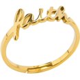 thumbnail image 1 of Stainless Steel Word Faith Adjustable Size Promise Anniversary Wedding Ring, 1 of 4