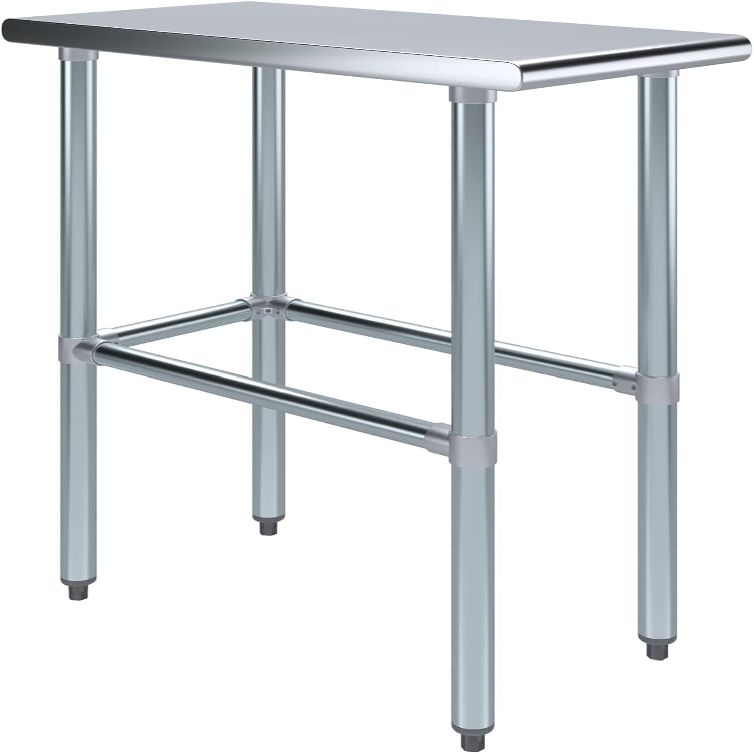 Stainless Steel Work Open Base NSF Kitchen Island Food Prep Laundry