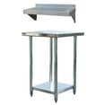 thumbnail image 1 of Stainless Steel Work Station with 24 inch Workbench Table and 24 inch Utility Shelf, 1 of 3