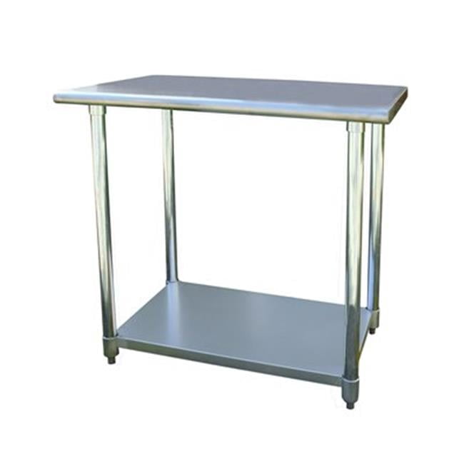 Stainless Steel Work Table 24 x 36 Inches - Walmart.com