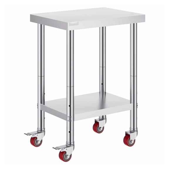 Stainless Steel Work Table 24x18x34 Inch - 700 LBS Capacity
