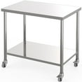 thumbnail image 1 of Stainless Steel Work Table, 36x24 Inch/48x24 Inch/60x24 Inch Heavy Duty Food Prep Worktable with Adjustable Undershelf for Commercial Kitchen Restaurant, 1 of 7