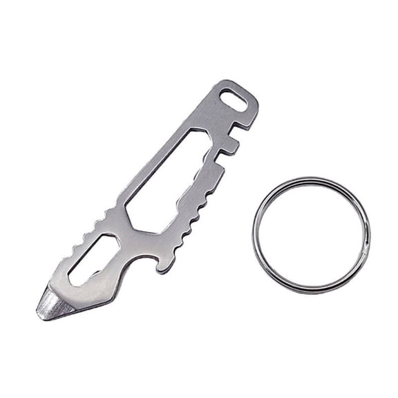 Stainless Steel Wrenches Outdoor Multifunctional Gadgets Bottle Openers for Camping