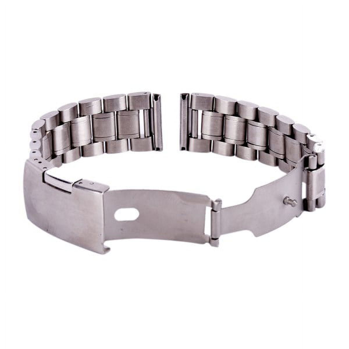 Stainless Steel Wrist Watch Band Replacement Strap Bracelet Folding