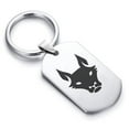 thumbnail image 1 of Stainless Steel Year of the Dog Zodiac Dog Tag Keychain Circle Ring, 1 of 2