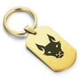 thumbnail image 1 of Stainless Steel Year of the Dog Zodiac Dog Tag Keychain Circle Ring, 1 of 2