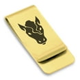 thumbnail image 1 of Stainless Steel Year of the Horse Zodiac Classic Slim Money Clip Credit Card Holder, 1 of 2