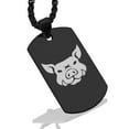 thumbnail image 1 of Stainless Steel Year of the Pig Zodiac Dog Tag Pendant Necklace, 1 of 3