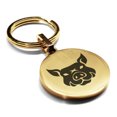 thumbnail image 1 of Stainless Steel Year of the Pig Zodiac Round Medallion Keychain Circle Ring, 1 of 2