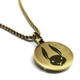 thumbnail image 1 of Stainless Steel Year of the Rabbit Zodiac Round Medallion Pendant Necklace, 1 of 3